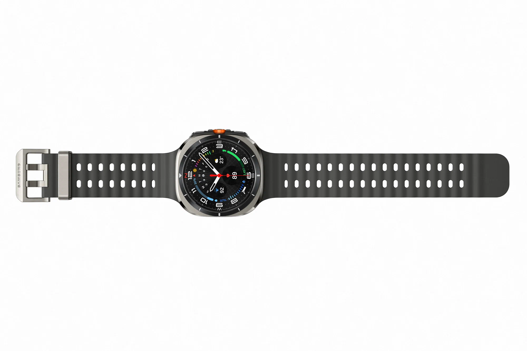 Умные часы Samsung Galaxy Watch Ultra 47 мм Wi-Fi + LTE, титановый серебристый