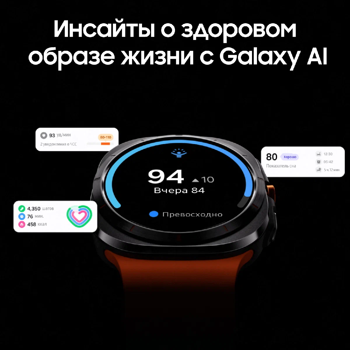 Samsung Умные часы Samsung Galaxy Watch Ultra - детальное фото | iComp