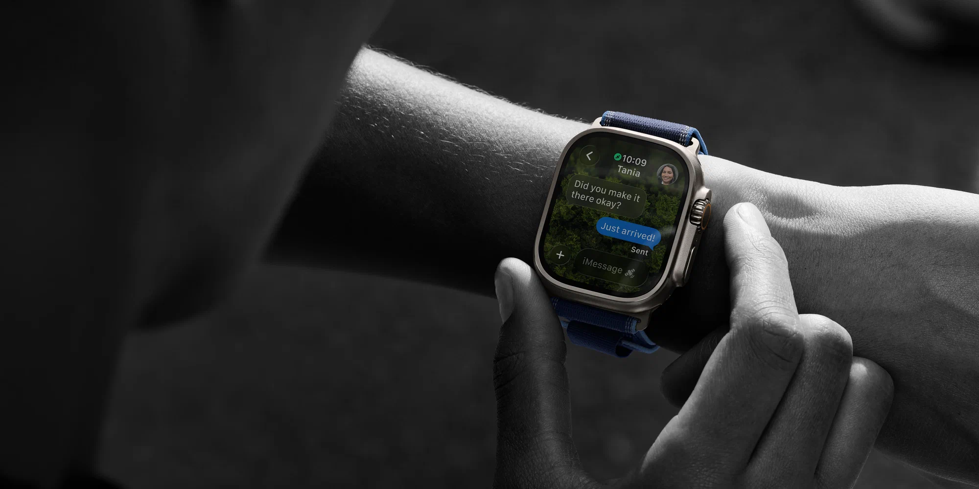 Умные часы Apple Watch Series Ultra 3, 49 мм, GPS+Cellular, Natural/Anchor Blue Ocean Band - детальное фото | iComp