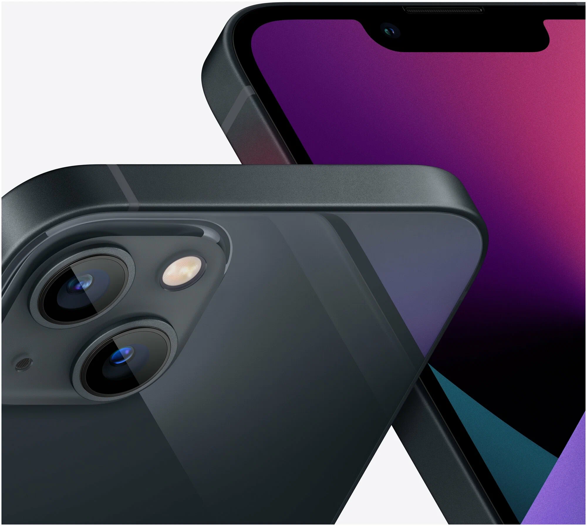 Смартфон Apple iPhone 13 128 ГБ, nano SIM+eSIM, тёмная ночь (black)